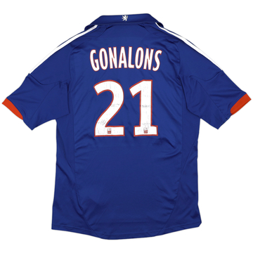 2012-13 Lyon Away Shirt Gonalons #21 - 5/10 - (L)