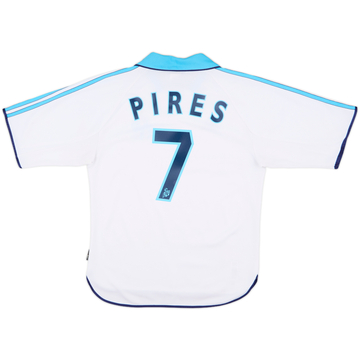 1999-00 Olympique Marseille Home Shirt Pires #7 - 6/10 - (S)