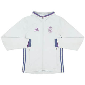 2016-17 Real Madrid adidas Hooded Track Jacket - 6/10 - (XS)