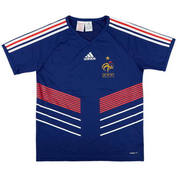 2009-10 France Basic Home Shirt - 9/10 - (XL.Boys)