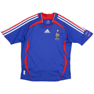 2006-07 France Home Shirt - 5/10 - (L.Boys)