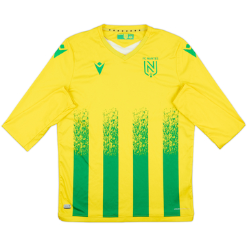2020-21 Nantes Home L/S Shirt - 7/10 - (M)