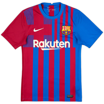 2021-22 Barcelona Home Shirt - 8/10 - (XS)