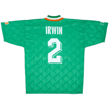 1994 Ireland Home Shirt Irwin #2 - 8/10 - (L)