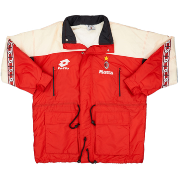 1994-95 AC Milan Lotto Padded Bench Coat - 8/10 - (L)