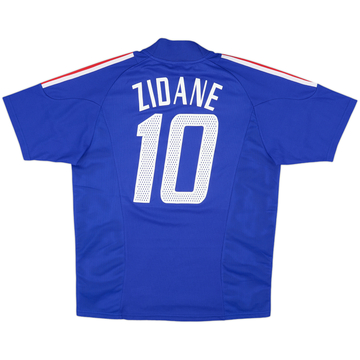 2002-04 France Home Shirt Zidane #10 - 8/10 - (M)
