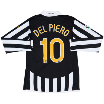 2006-07 Juventus Player Issue Home L/S Shirt Del Piero #10 - 7/10 - (L)