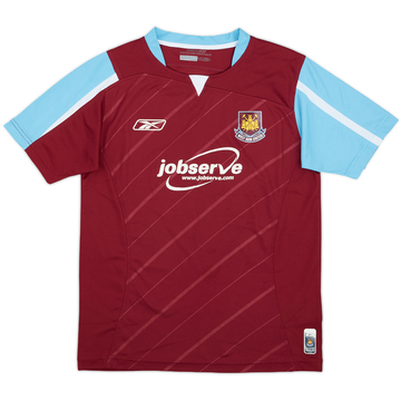 2005-07 West Ham Home Shirt - 7/10 - (L.Boys)