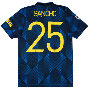 2021-22 Manchester United Third Shirt Sancho #25 - 7/10 - (S)