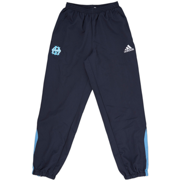 2001-02 Olympique Marseille adidas Track Pants/Bottoms - 8/10 - (L.Boys)