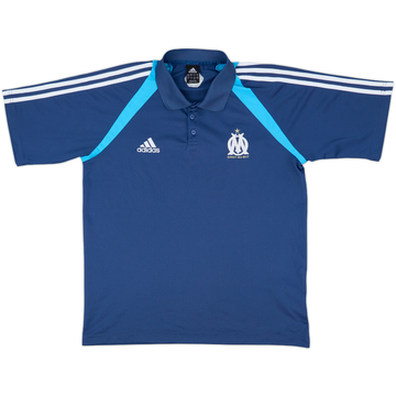 2004-05 Olympique Marseille adidas Polo Shirt - 9/10 - (L/XL)