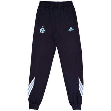 2003-04 Olympique Marseille adidas Track Pants/Bottoms - 7/10 - (S)