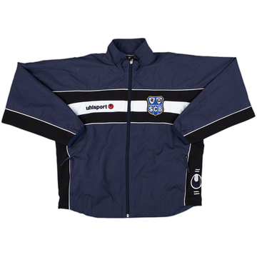 2001-02 SC Bastia Uhlsport Track Jacket - 8/10 - (M.Boys)