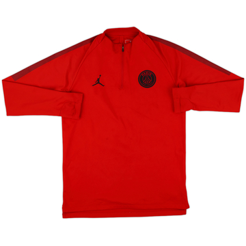 2018-19 Paris Saint-Germain Nike/Jordan 1/4 Zip Drill Top - 9/10 - (M)