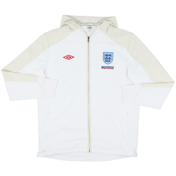 2010-12 England Umbro Hooded Track Jacket - 8/10 - (XL)