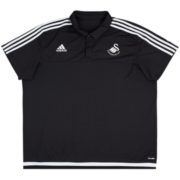 2015-16 Swansea City adidas Polo - 8/10 - (XXL)