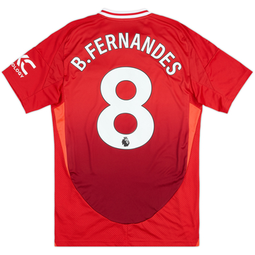 2024-25 Manchester United Home Shirt B.Fernandes #8 - 8/10 - (S)