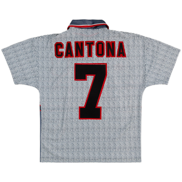 1995-96 Manchester United Away Shirt Cantona #7 - 9/10 - (15-16 Years)