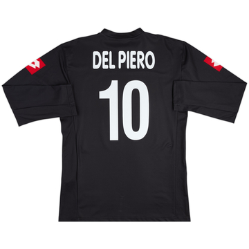 2001-02 Juventus Away L/S Shirt Del Piero #10 - 8/10 - (XL)