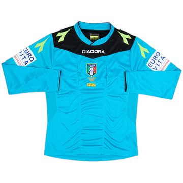 2015-16 Italy Diadora Referee L/S Shirt - 7/10 - (S)