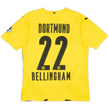 2020-21 Borussia Dortmund Home Shirt Bellingham #22 - 8/10 - (S)