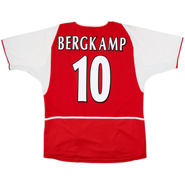 2002-04 Arsenal Home Shirt Bergkamp #10 - 8/10 - (L)