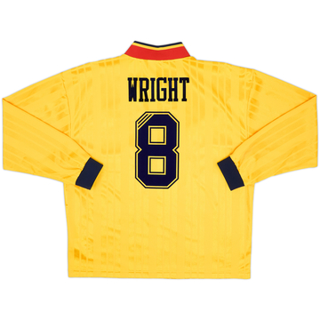 1993-94 Arsenal adidas Reissue Away L/S Shirt Wright #8 - 10/10 - (L)