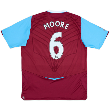 2008-09 West Ham Home Shirt Moore #6 - 8/10 - (L)