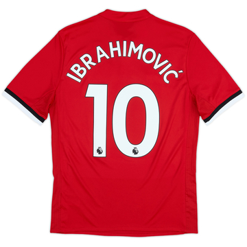 2017-18 Manchester United Home Shirt Ibrahimovic #10 - 10/10 - (15-16 Years)