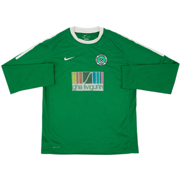 2010-11 Helsby FC Away L/S Shirt #9 - 4/10 - (L)