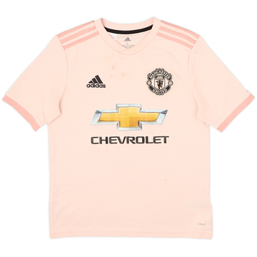 2018-19 Manchester United Away Shirt - 4/10 - (13-14 Years)