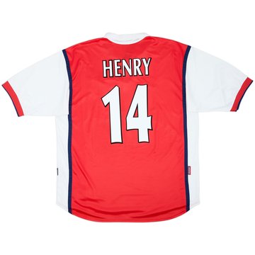 1999-00 Arsenal Home Shirt Henry #14 - 8/10 - (XL)