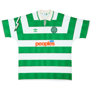1991-92 Celtic Home Shirt - 6/10 - (XL)