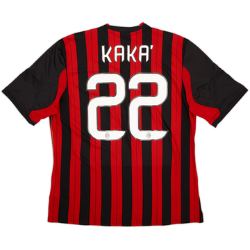 2013-14 AC Milan Home Shirt Kaka #22 - 8/10 - (XL)