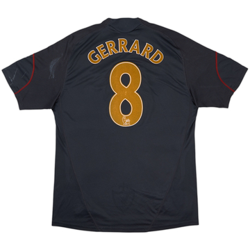 2009-10 Liverpool Away Shirt Gerrard #8 - 6/10 - (XL)