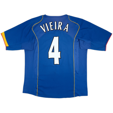 2004-06 Arsenal Away Shirt Vieira #4 - 7/10 - (L)