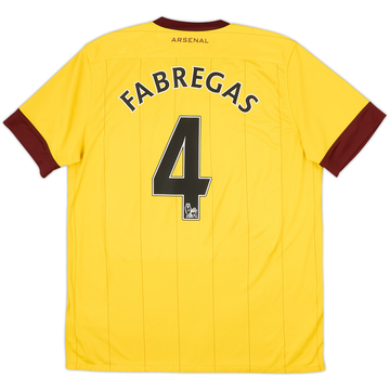 2010-13 Arsenal Away Shirt Fabregas #4 - 8/10 - (L)