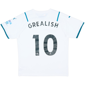 2021-22 Manchester City Away Shirt Grealish #10 - 8/10 - (L)