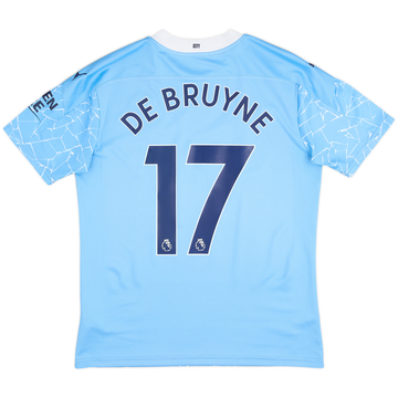 Camiseta de local del Manchester City 2020-21 De Bruyne #17 - 9/10 - (M)