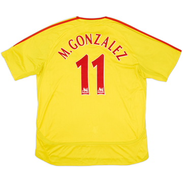 2006-07 Liverpool Away Shirt M. Gonzalez #11 - 6/10 - (XL)