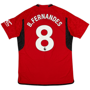 2023-24 Manchester United Authentic Home Shirt B.Fernandes #8 - 10/10 - (L)