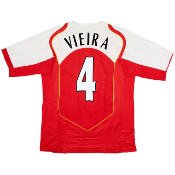 2004-05 Arsenal Home Shirt Vieira #4 - 5/10 - (L)