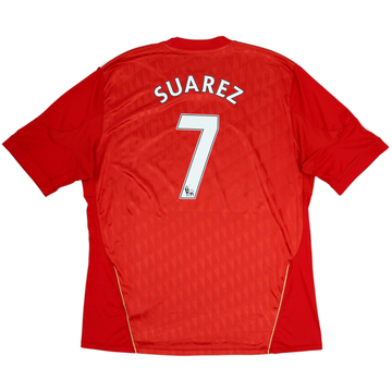 2010-12 Liverpool Home Shirt Suarez #7 - 5/10 - (XXL)