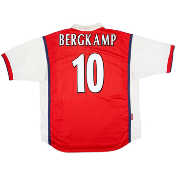 1998-99 Arsenal Home Shirt Bergkamp #10 - 6/10 - (XL)