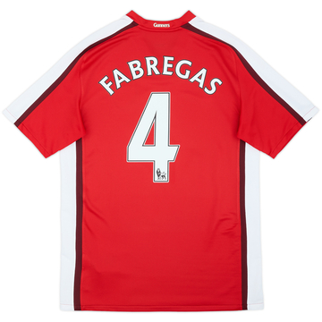 2008-10 Arsenal Camiseta de local Fabregas #4 - 6/10 - (S)