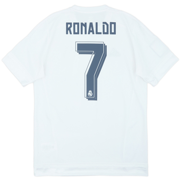 2015-16 Real Madrid Home Shirt Ronaldo #7 - 6/10 - (M)