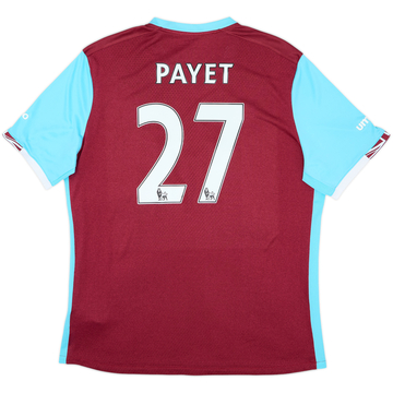 2016-17 West Ham Home Shirt Payet #27 - 6/10 - (XXL)