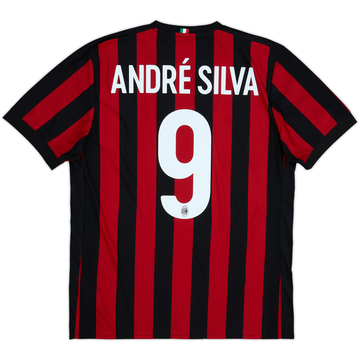 2017-18 AC Milan Home Shirt Andre Silva #9 - 6/10 - (L)