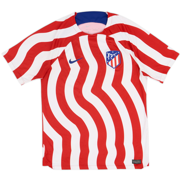 2022-23 Atletico Madrid Home Shirt - 6/10 - (M)