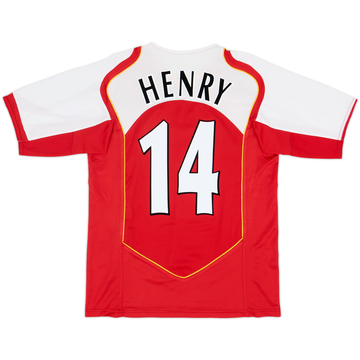2004-05 Arsenal Home Shirt Henry #14 - 8/10 - (L)